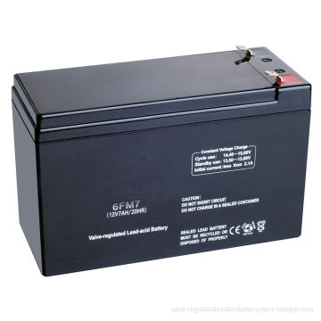 Lead Calcium Grids 12v 7ah 100w, 300w, 500w Vrla Valve Regulated Lead Acid Battery